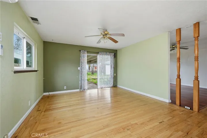 Family room opens to living room