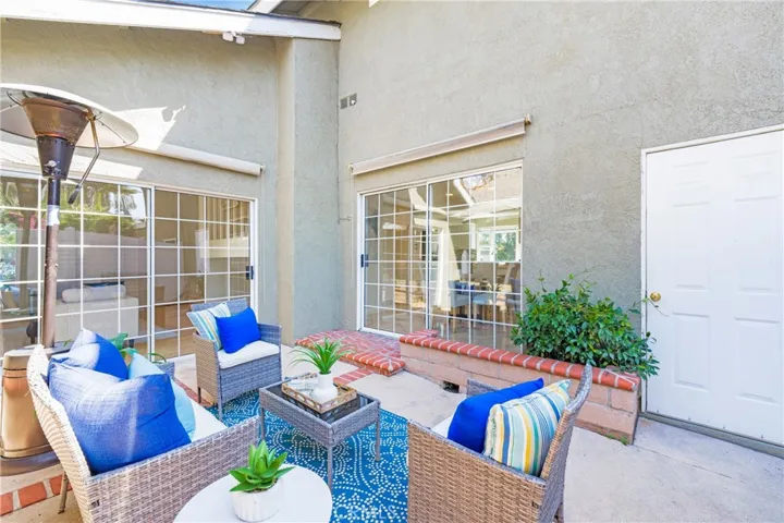 Spacious and private outdoor patio