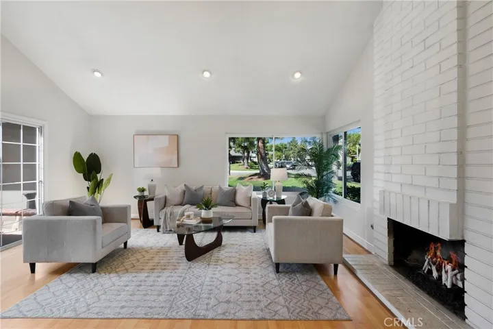 Large open living room