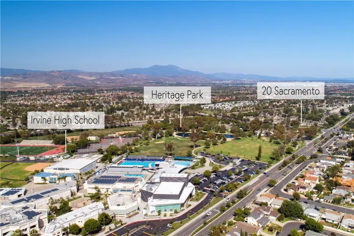 Across from Heritage Community Park