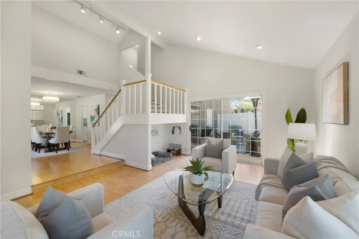 Large open living room