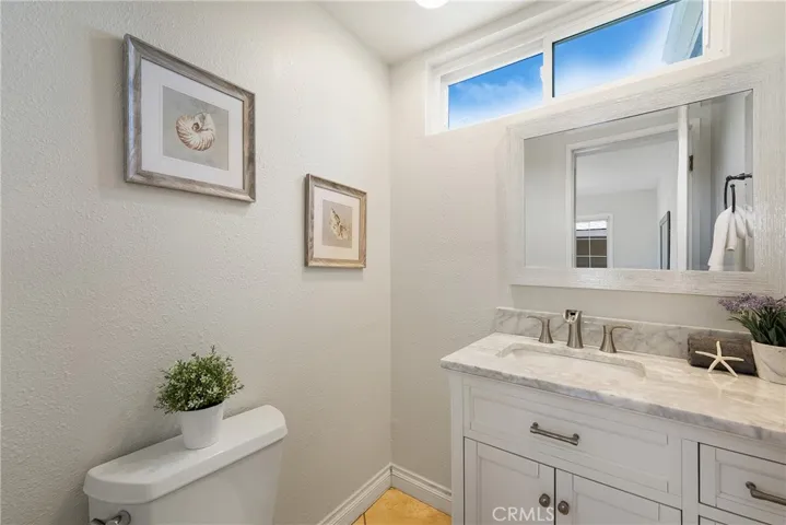 Main level half bath