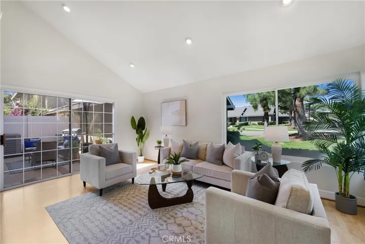 Large open living room