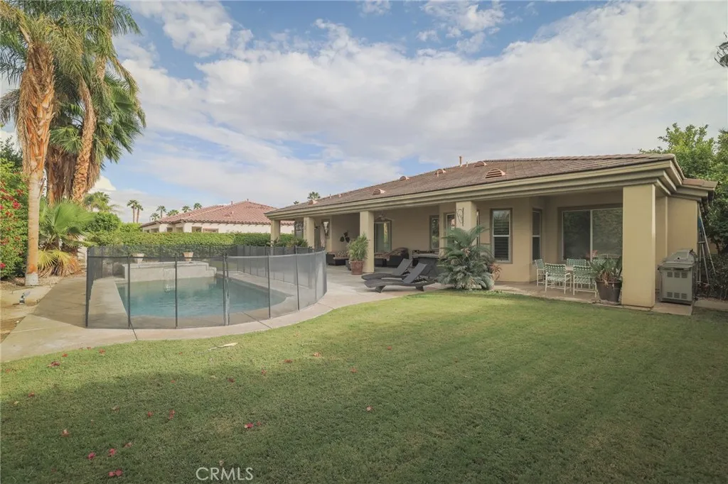 Spacious backyard