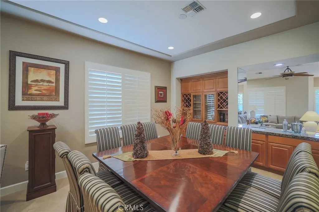 Formal Dining room adjacent to living room