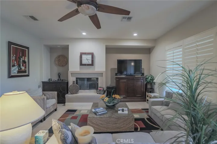 Great fireplace in family room
