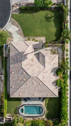 Another drone view of the property