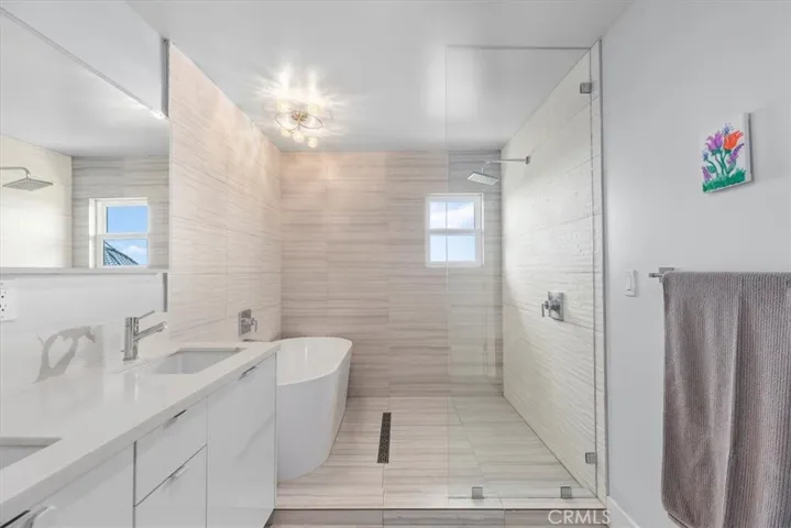 another angle of the primary bathroom