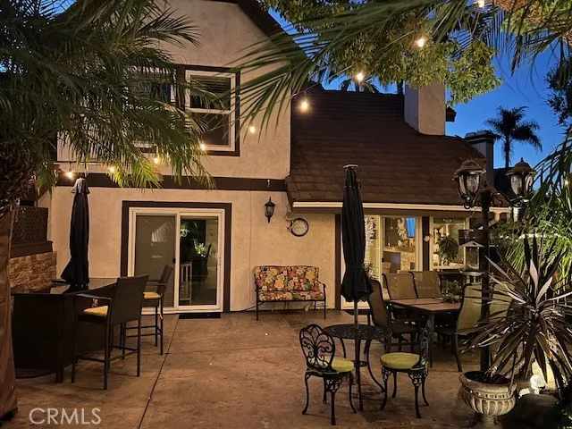 Back patio.