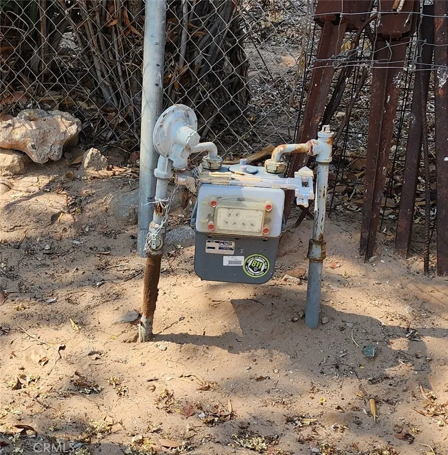 Gas meter for main house