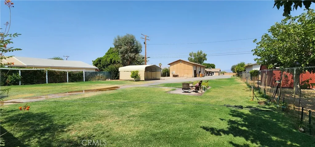 View from back of main house toward front of property