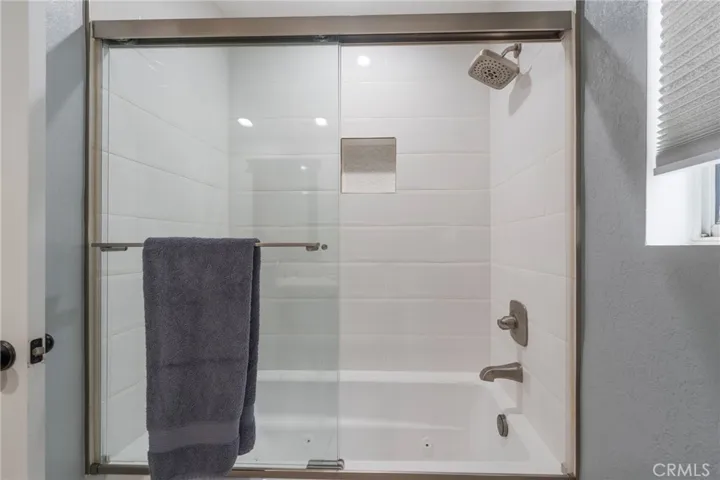 Secondary bath - tub & shower combo