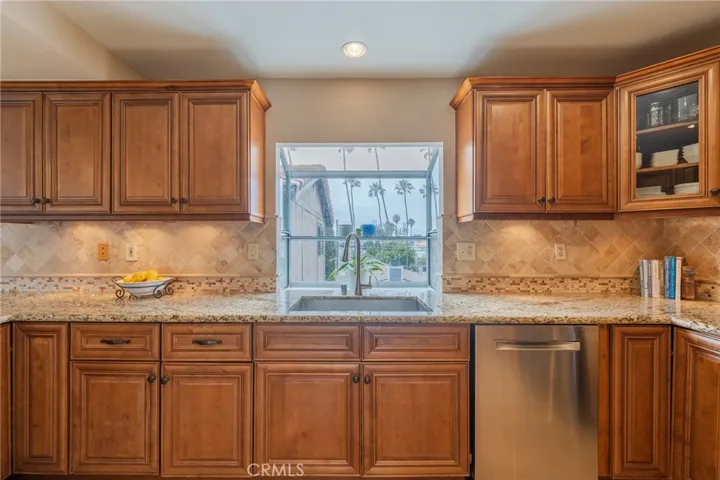 Sunny kitchen window