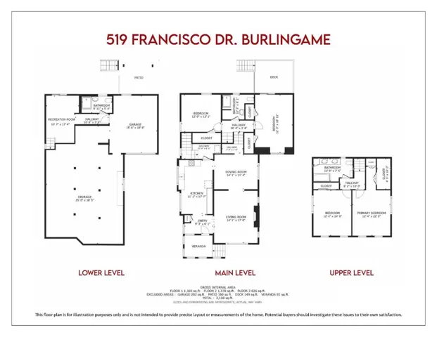 519 Francisco Drive, Burlingame, California 94010