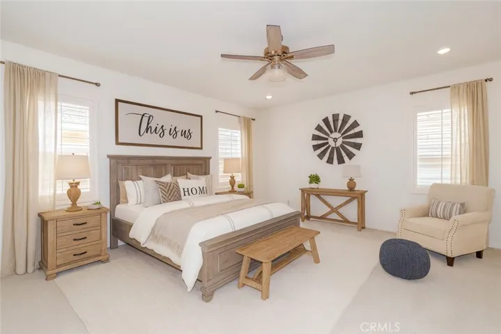 Virtually Staged Primary Suite (Bedroom 2)