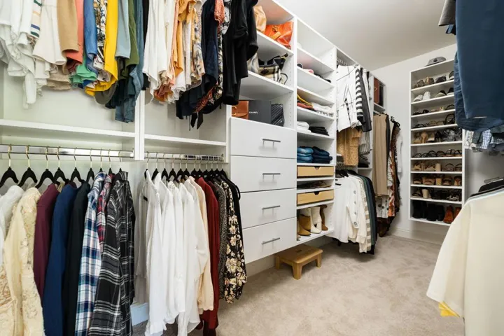 Walk-In Primary Closet