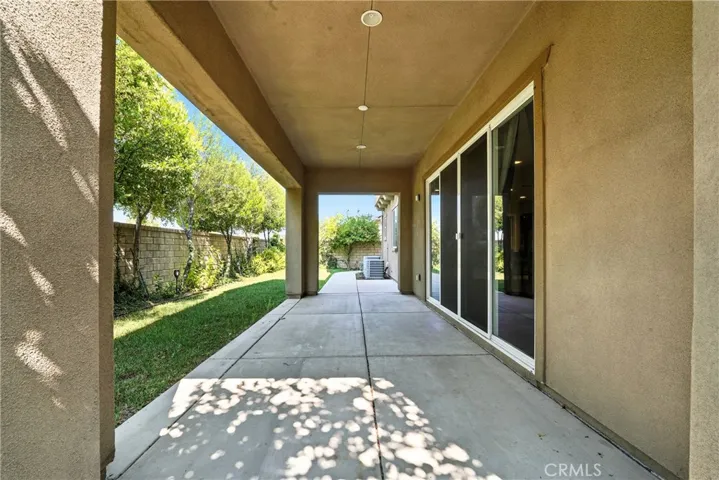 Rear yard patio.