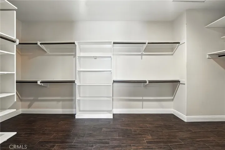 Master suite walk in closer
