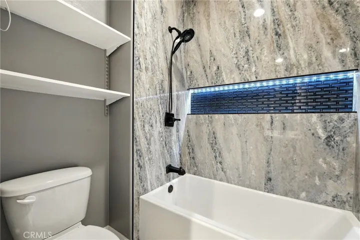 shower upstairs hallway