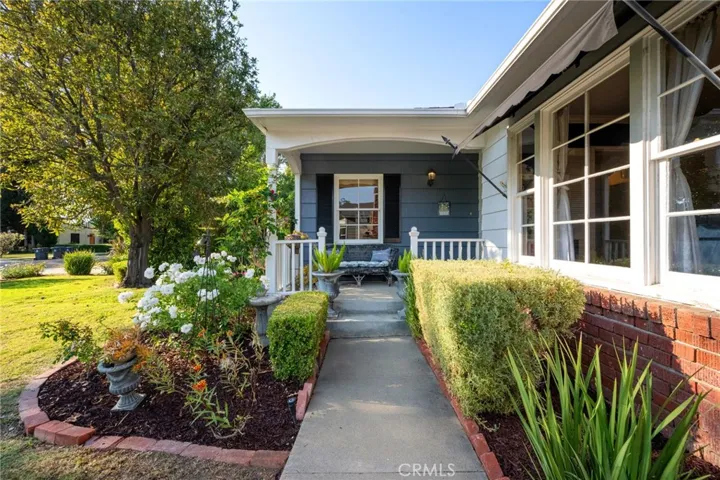 A welcoming front porch.