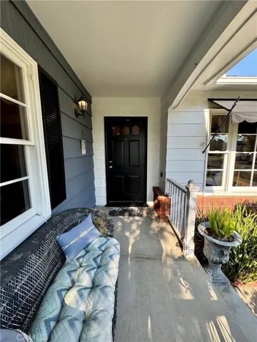 Original front door.