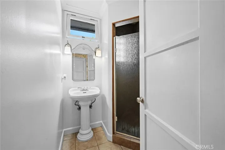 3/4 bath with shower.
