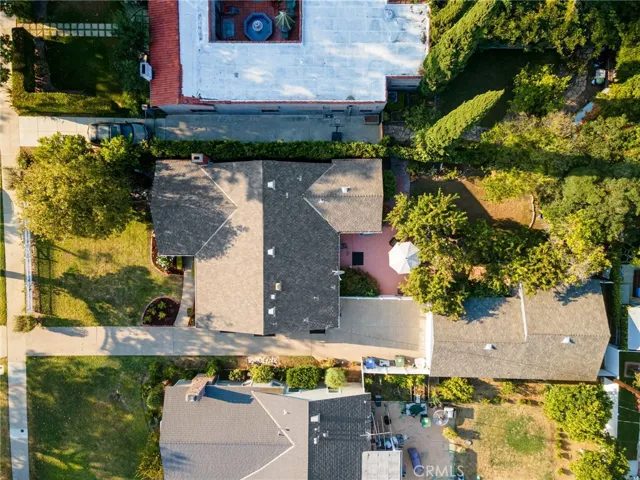 Birds eye view.