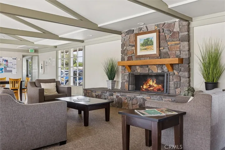 Resort like amenities are included in your space rent. This is the clubhouse main room.