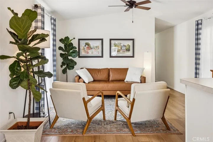 Enjoy visiting with friends in the living room.