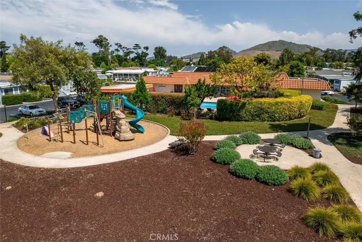 Beautiful well-maintained landscaping flows throughout the park.