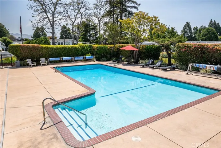 Heated year round, the pool is refreshing.