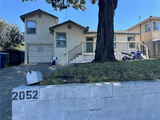 Front view of house