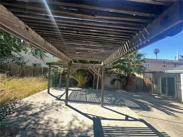 Rear yard Arbor
