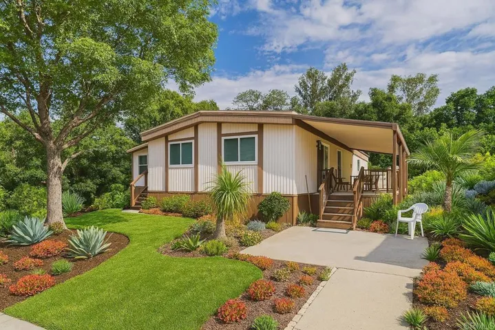 Virtual image of what the front yard could become.