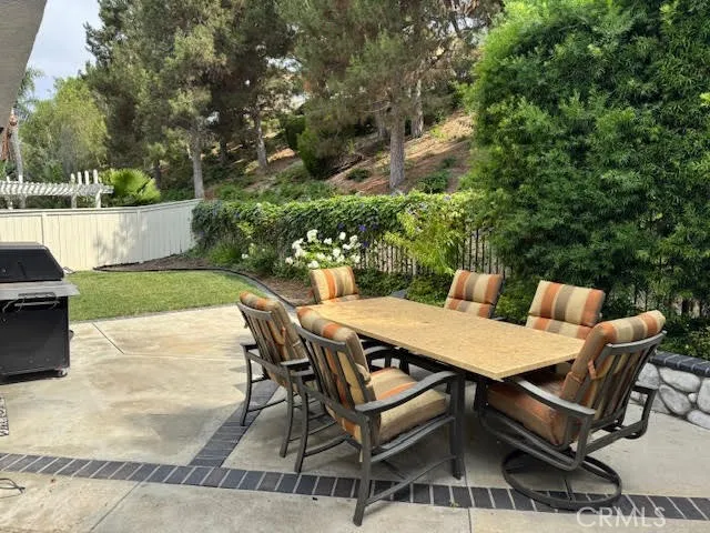 Large space for patio table