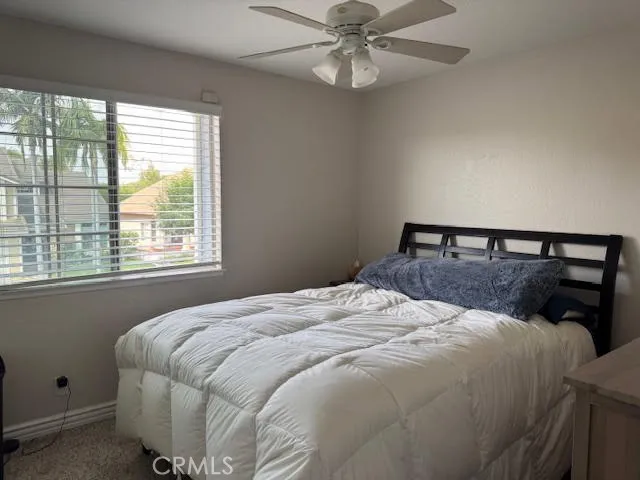 Left Front bedroom with ceiling fan