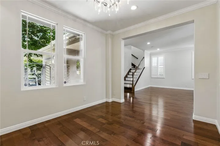 View from this spacious dining room.