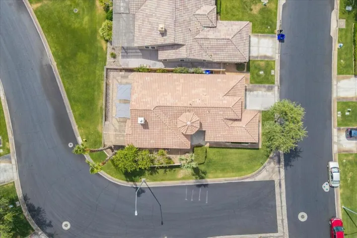 Drone View of house