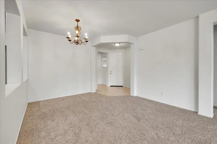 Inside looking at front door