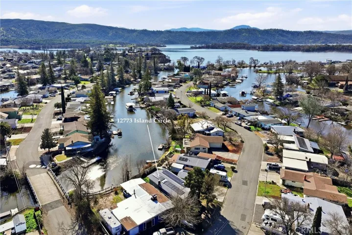 aerial view of property