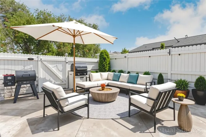 Virtually Staged Backyard