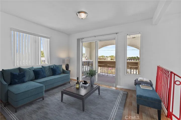 Main house loft; virtually staged
