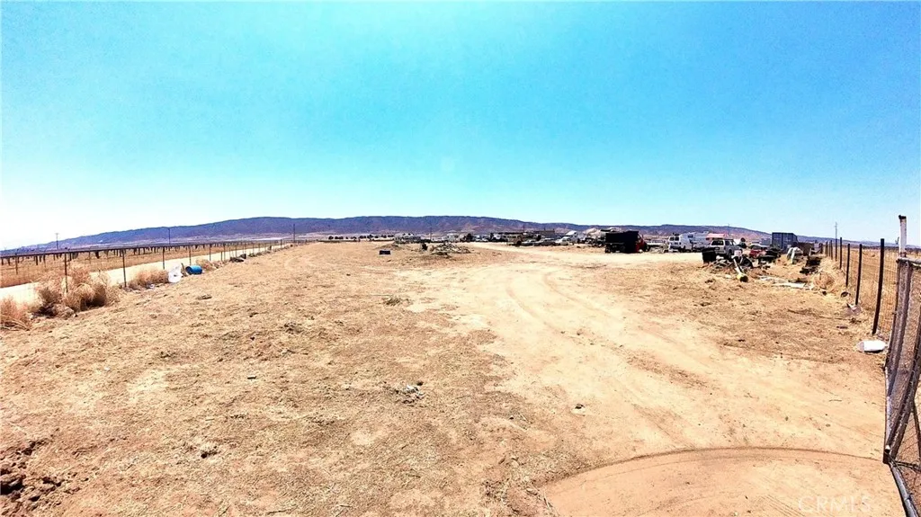 Property lot surrounded by metal wire gate