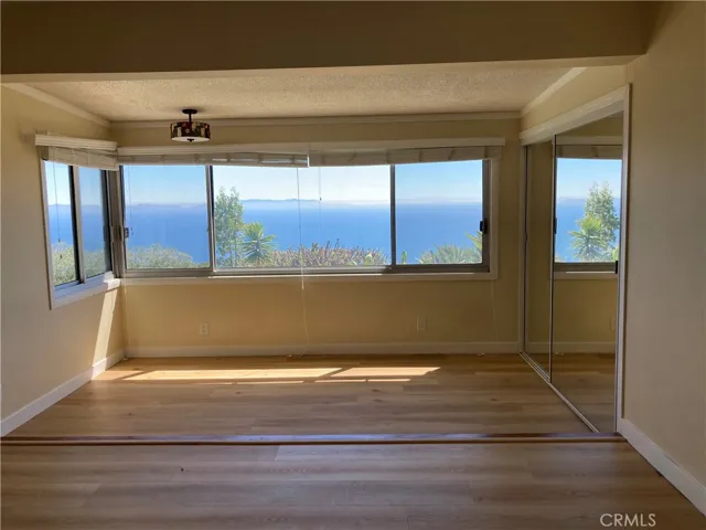 Downstairs bedroom with those incredible views.