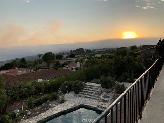 Stunning sunset views.