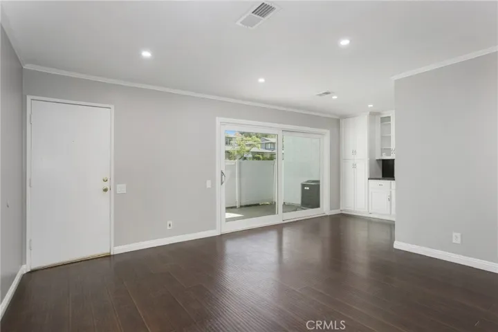 Great room opens to dining, kitchen and patio!