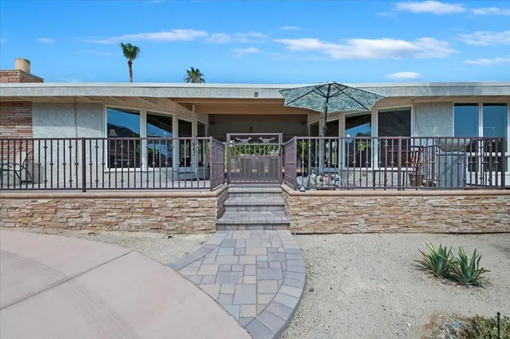 Gated Front Entrance