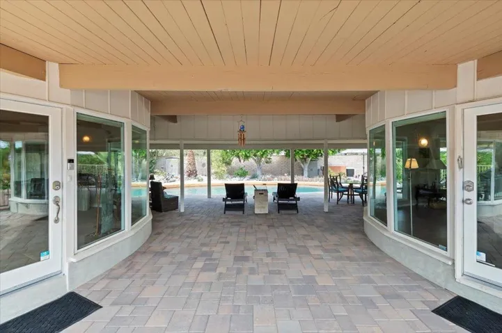 Covered Lounge Area