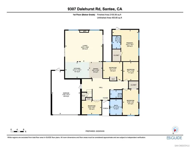 9307 Dalehurst Rd, Santee, California 92071