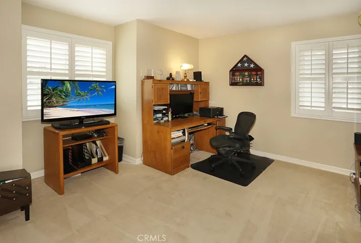 Upstairs bedroom currently utilized as an office